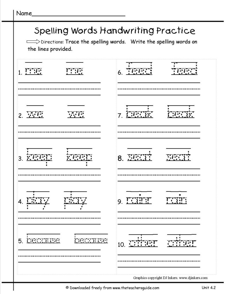 1st Grade Language Arts Worksheets