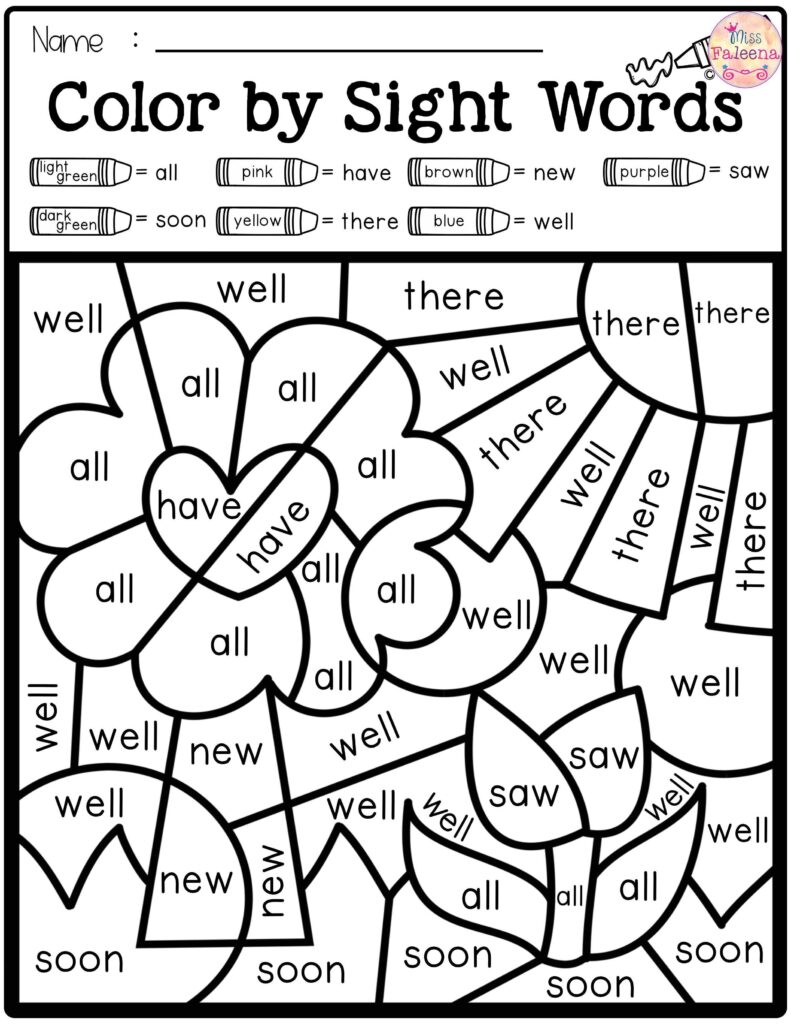 1st Grade Sight Word List