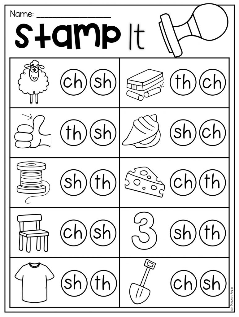 2nd Grade Digraph Words