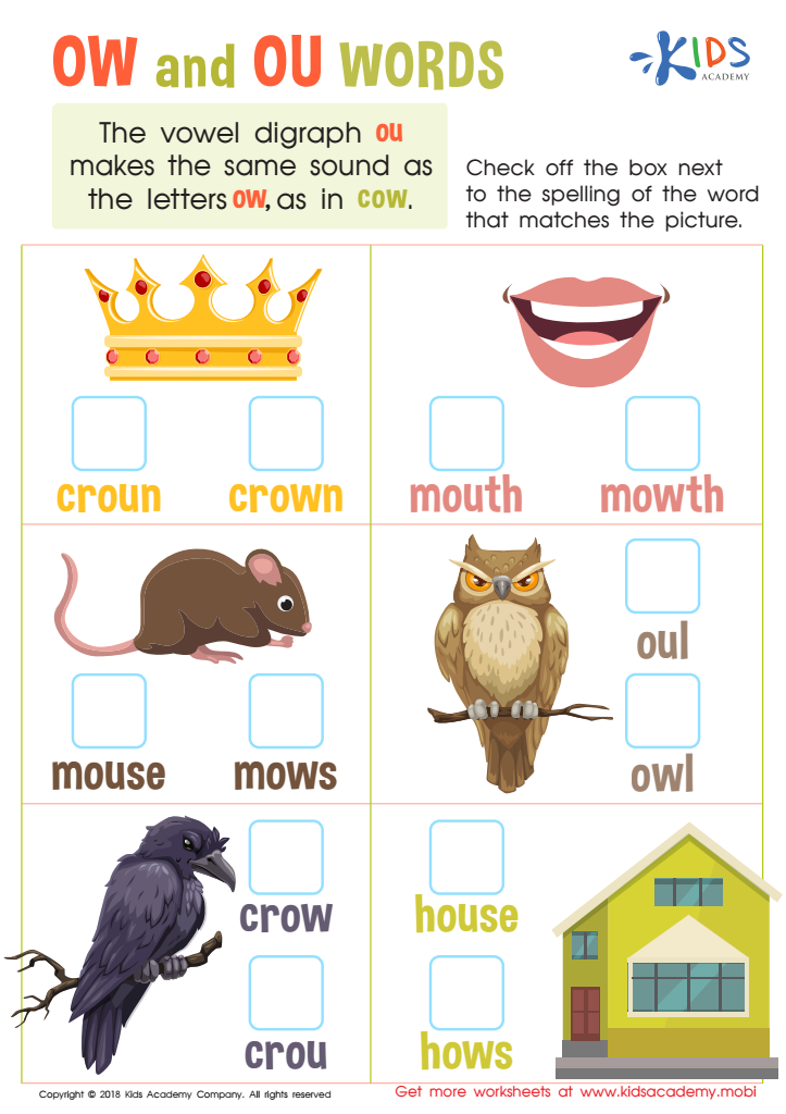 2nd Grade Free Printable Phonics Worksheets