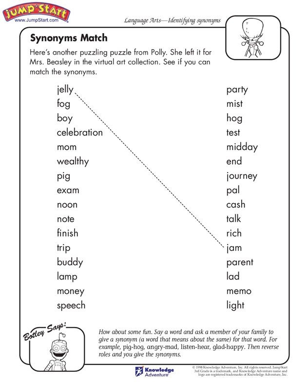 2nd Grade Language Arts Worksheets Free