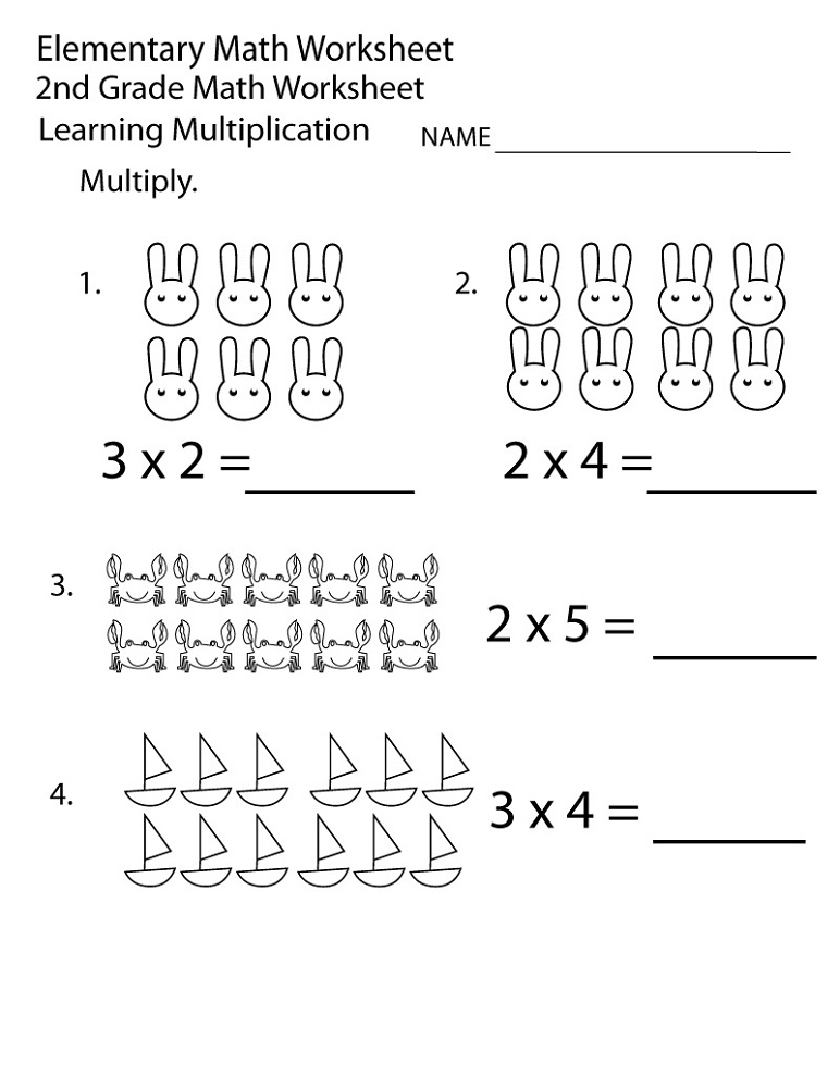 2nd Grade Math Multiplication Worksheets Pdf Kidsworksheetfun 