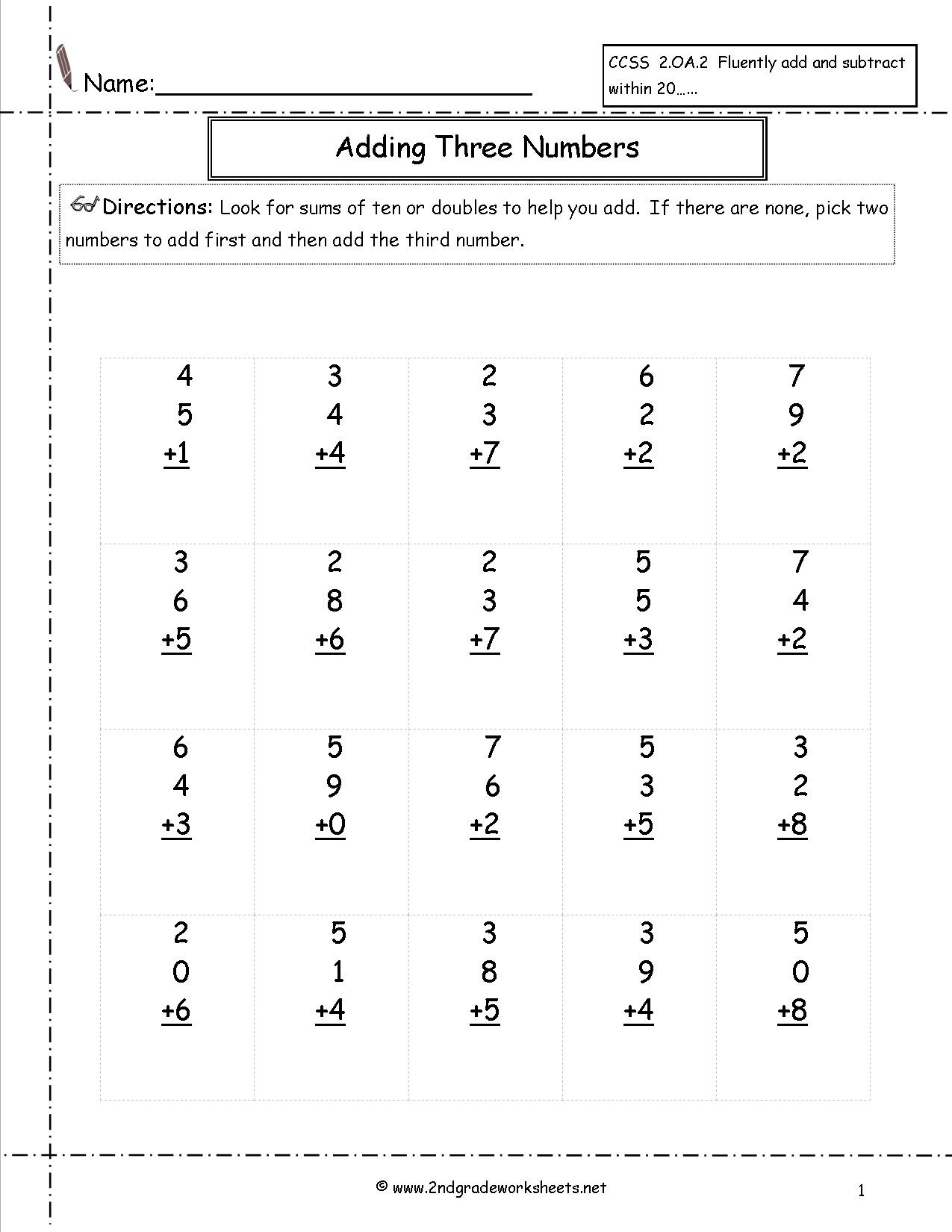 2nd Grade Math Worksheets Best Coloring Pages For Kids Free 2nd Grade