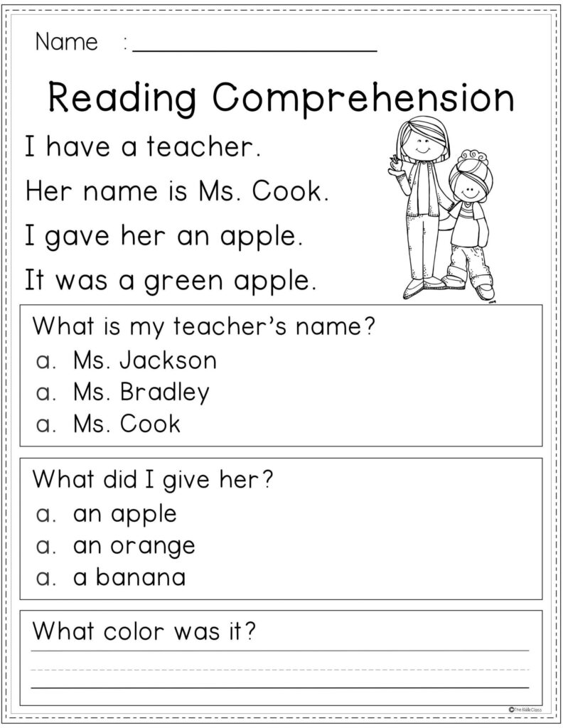 2nd Grade Reading Comprehension For Grade 2