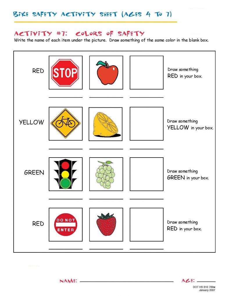 4 Year Old Worksheets Printable