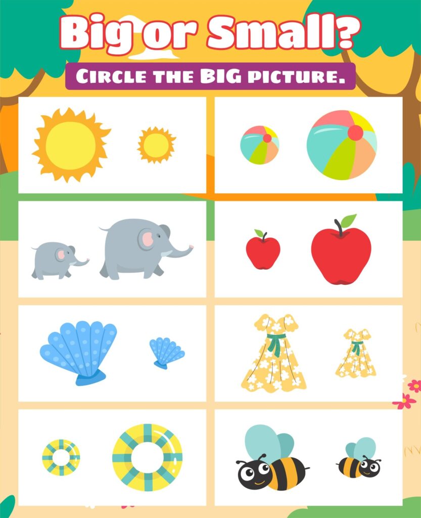 Activity Sheets For 3 Year Olds Printable