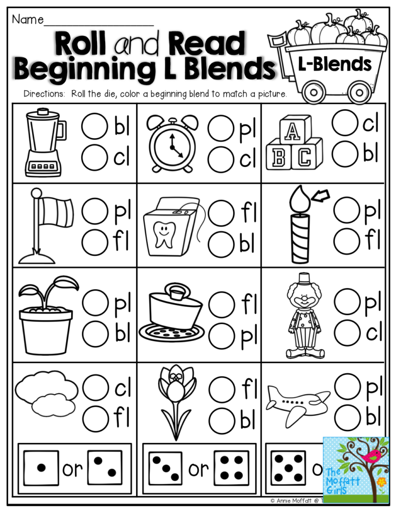 Blending Worksheets For 1st Grade