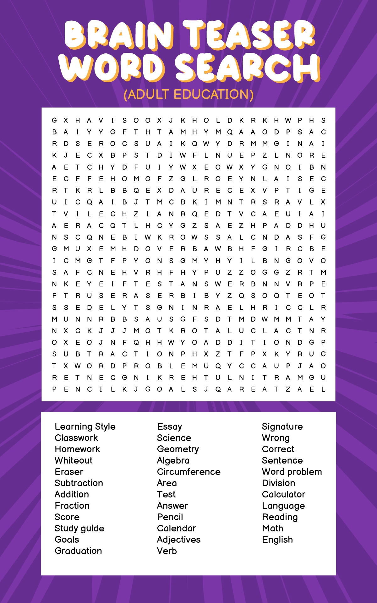 Brain Teasers For Seniors Printable With Answers