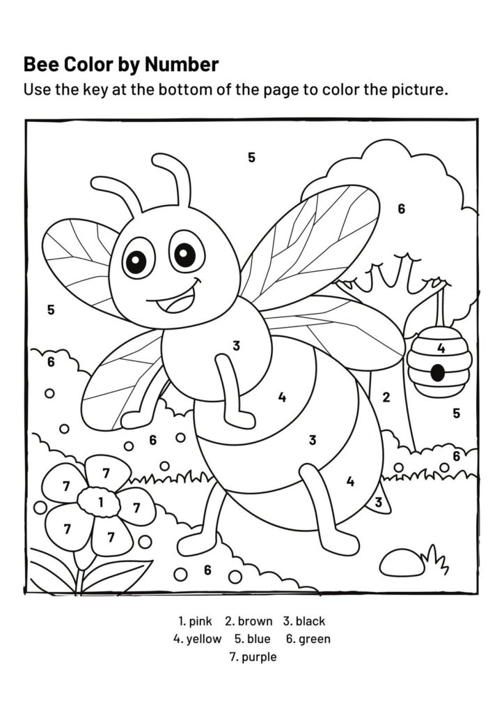 Coloring Worksheet For Grade 1