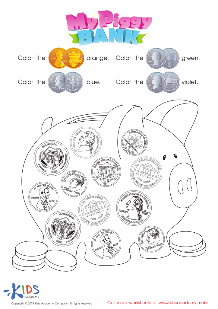 Counting Coins Worksheets Free PDF Worksheets For Kids