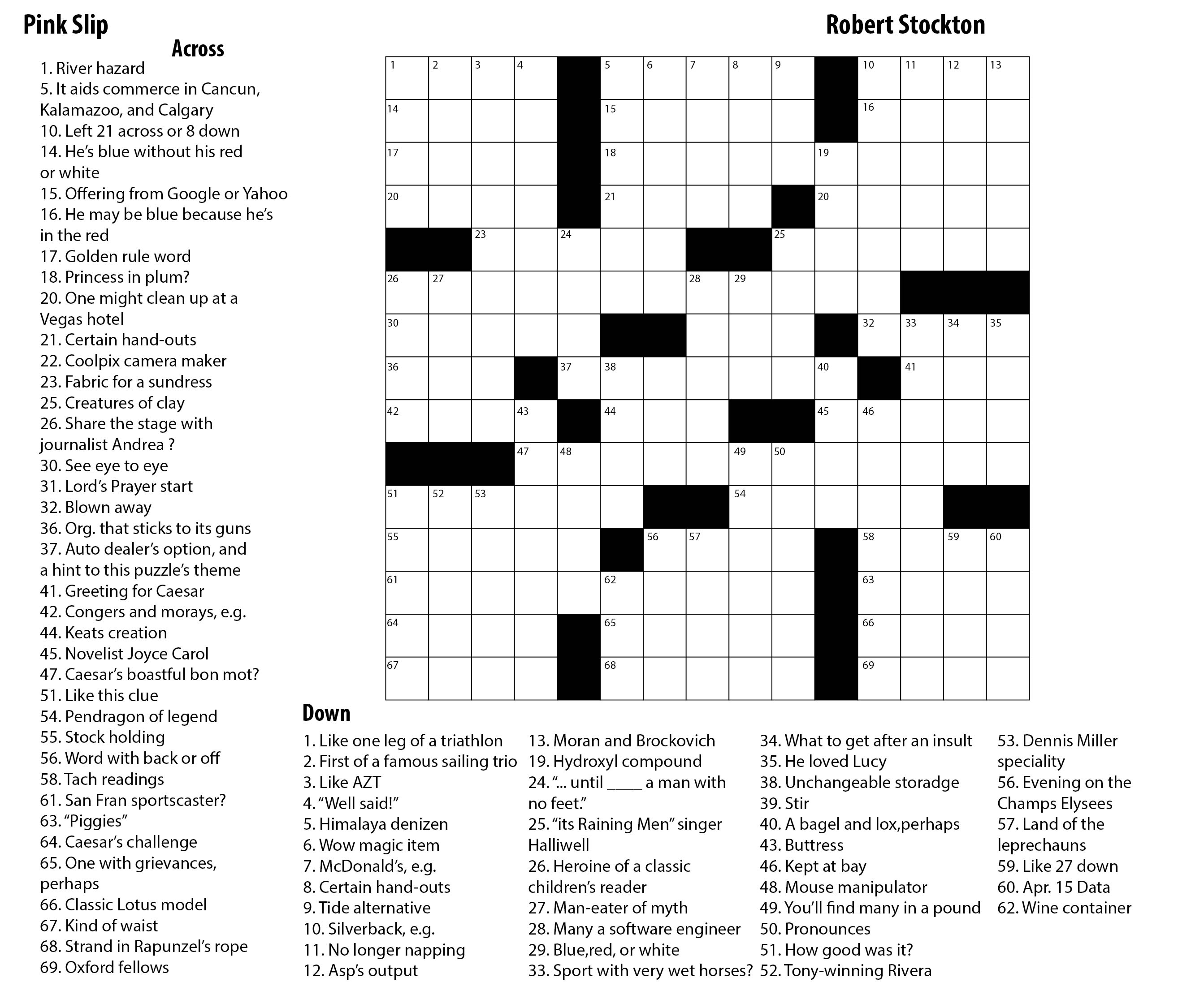 Crosswords For Adults 13 Free PDF Printables Printablee