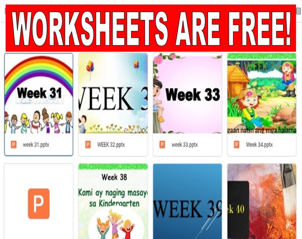 Deped Worksheet For Grade 1