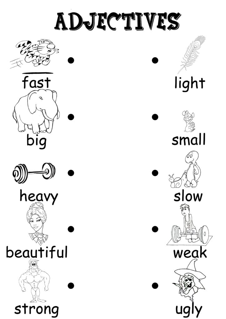 English Learning For Children Worksheets