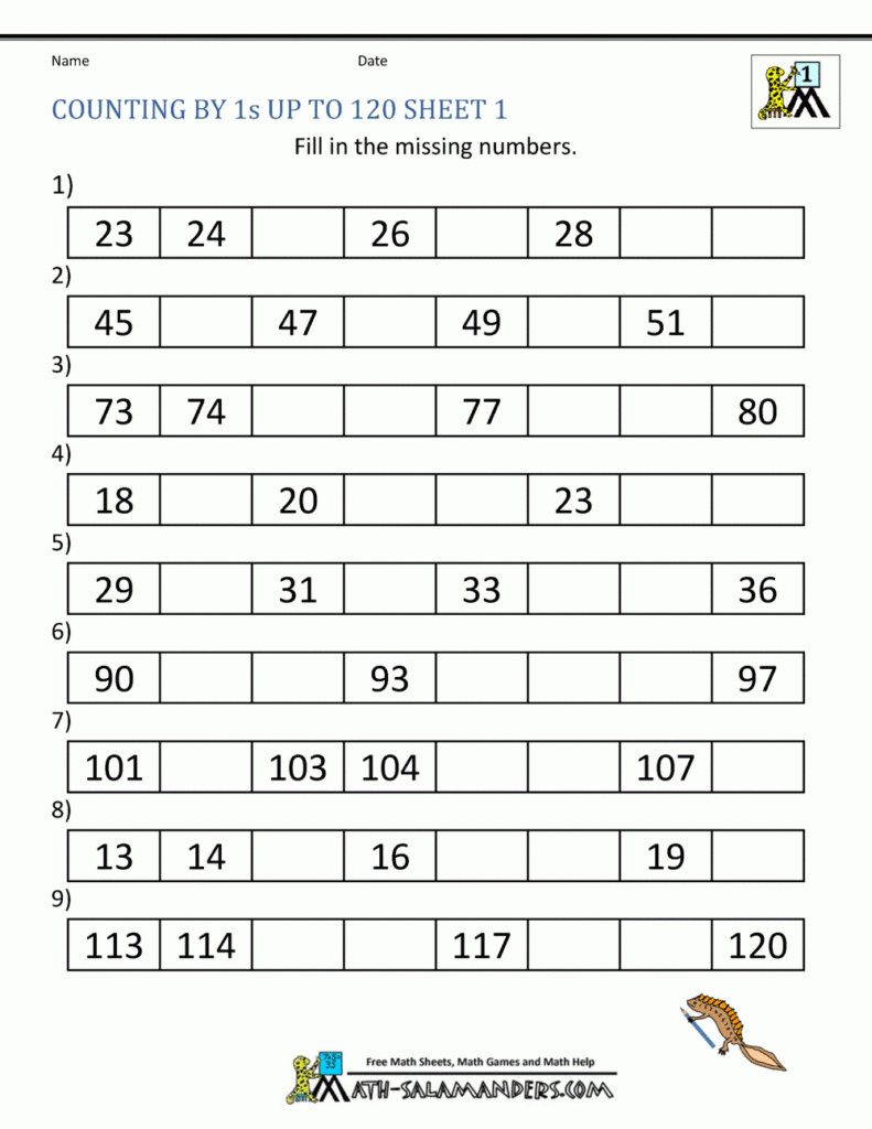 First Grade Math Worksheets first Grade Math Printables