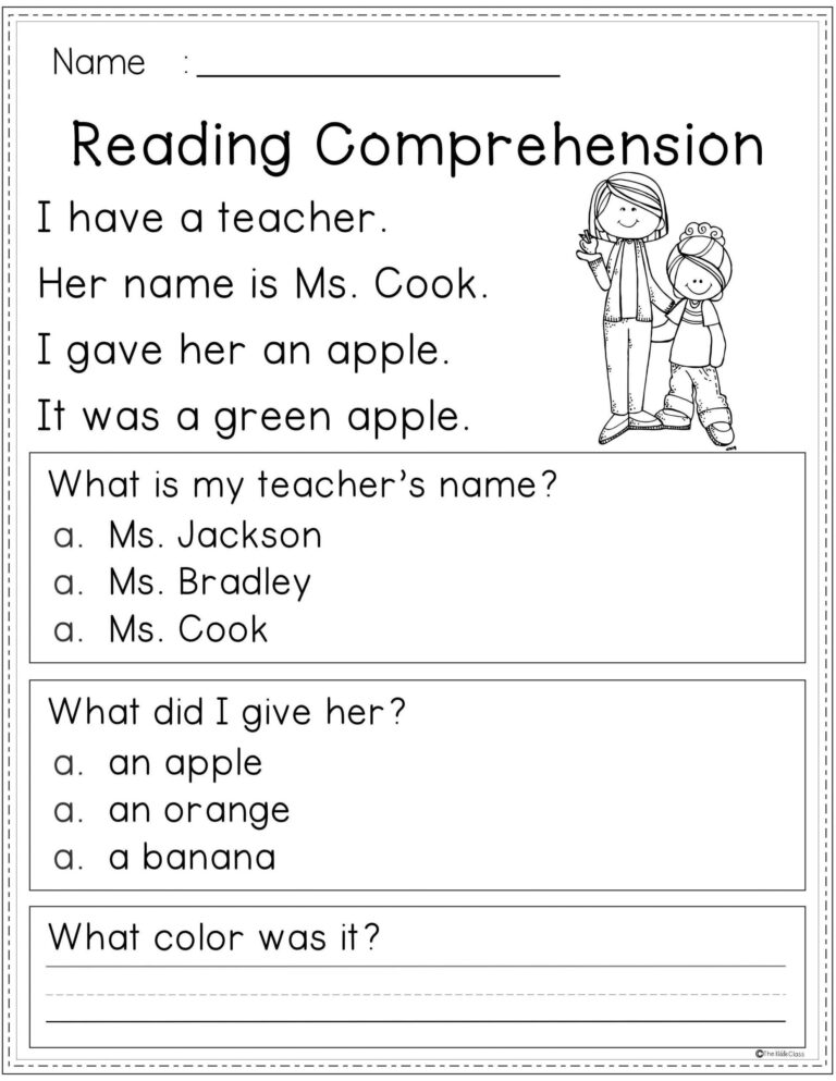 Free 2nd Grade Reading Comprehension Worksheets Reading Comprehension 