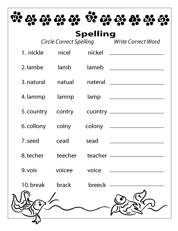 Free 2nd Grade Worksheets To Print