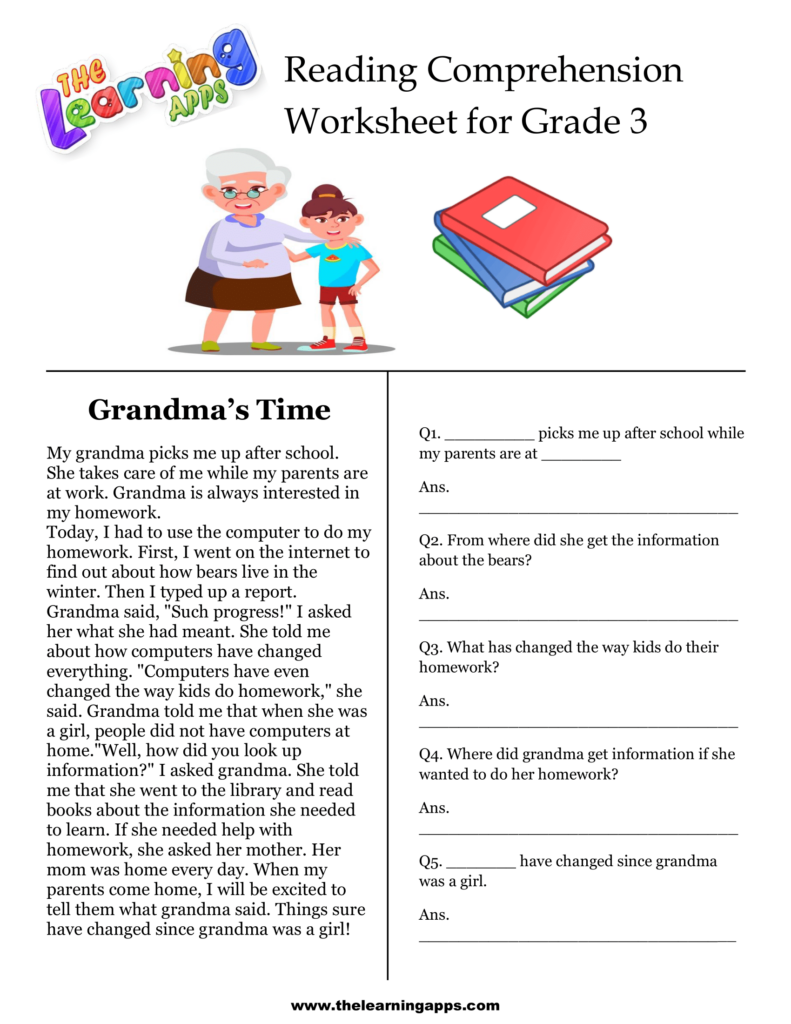 Free 3rd Grade Reading Comprehension Worksheets