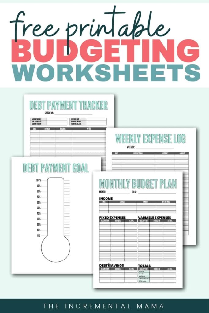 Free Blank Budget Worksheet Printables To Take Charge Of Your Finances