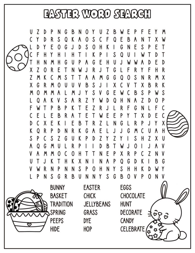 Free Easter Worksheets Pdf