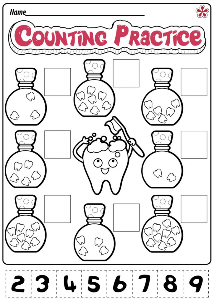 Free Kindergarten Health Worksheets