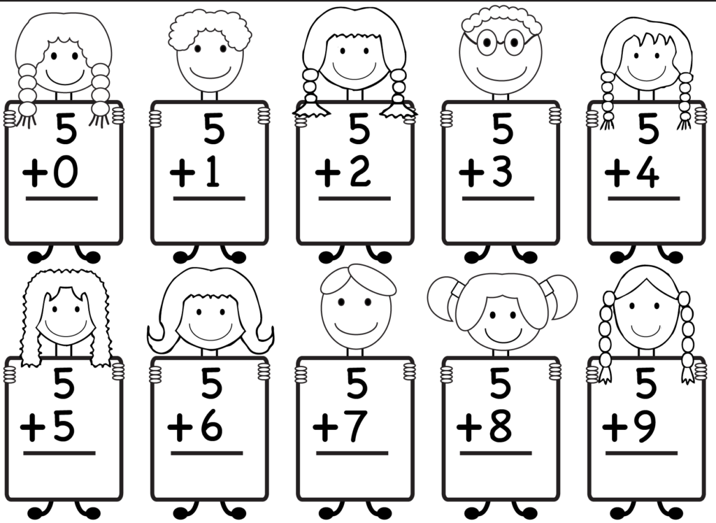 Free Kindergarten Math Printables Worksheets