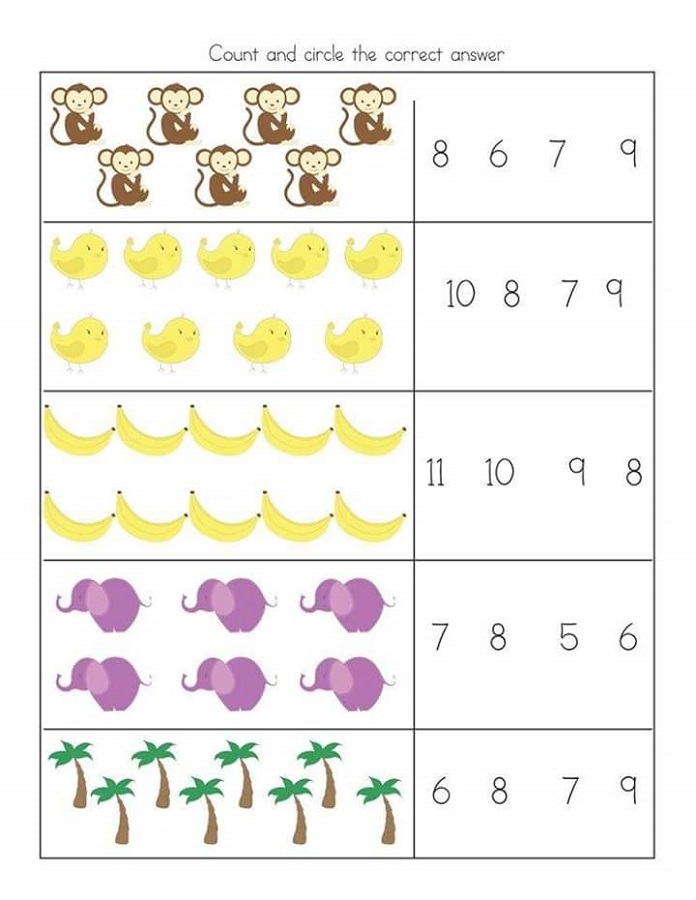 Free Kindergarten Worksheets