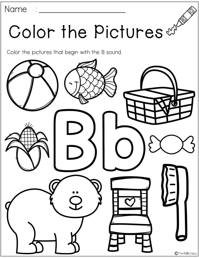 Free Letter Of The Week B Letter B Worksheets Letter Recognition 