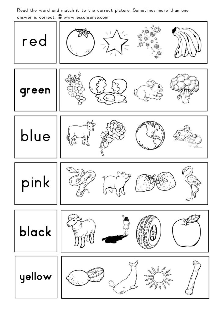 Free Pre K Printables Worksheets