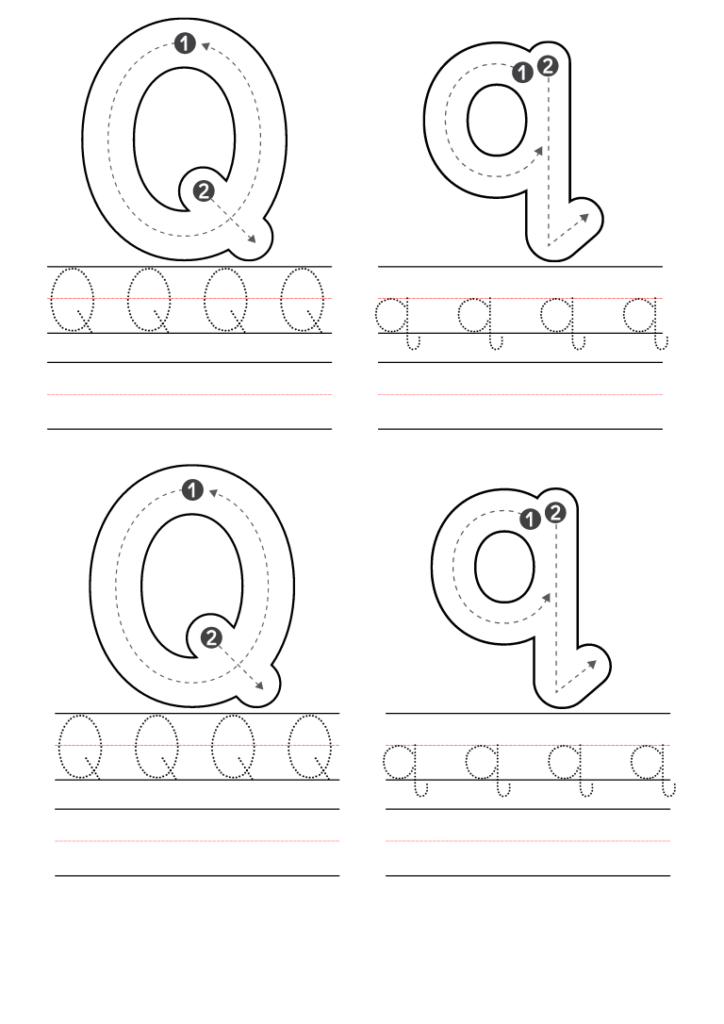 Free Preschool Letter Q Worksheets Printable PDF