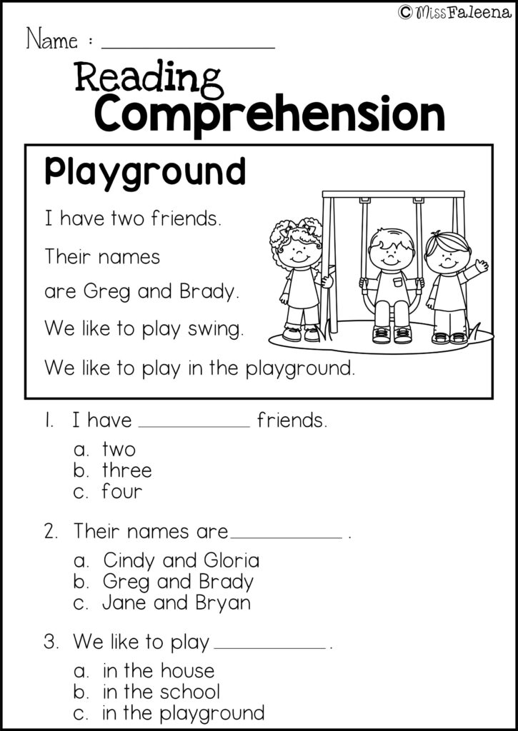 Free Printable 2nd Grade Reading Worksheets