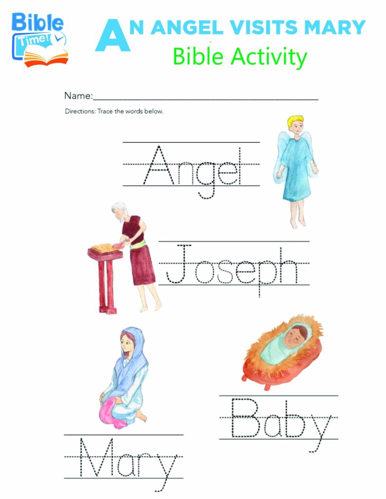 Free Printable Bible Worksheets For Kids