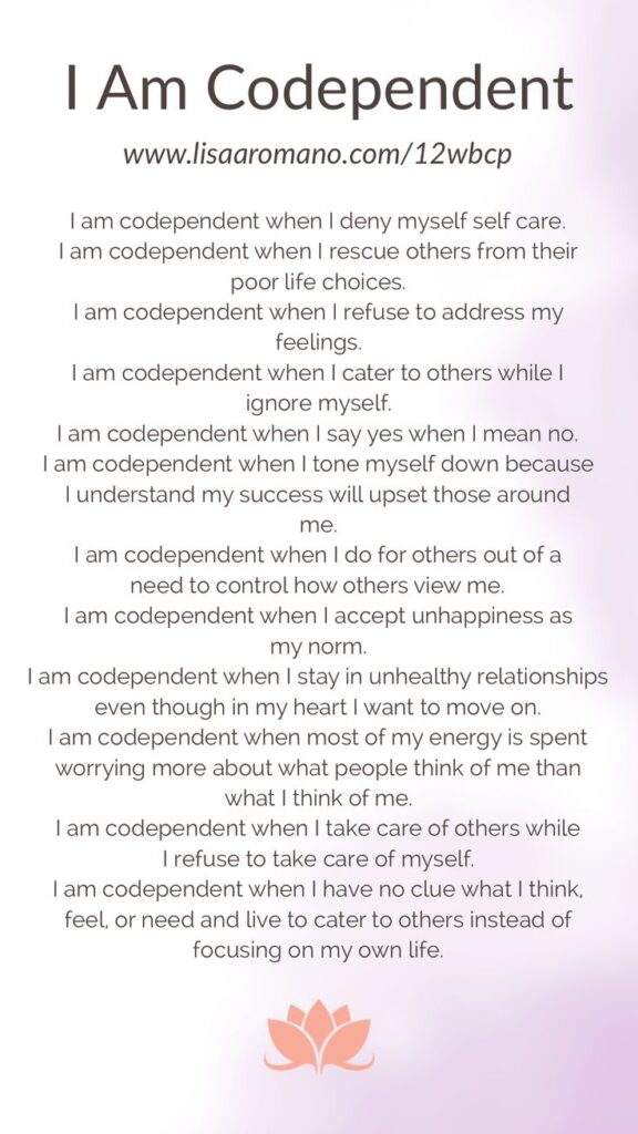 Free Printable Codependency Worksheets