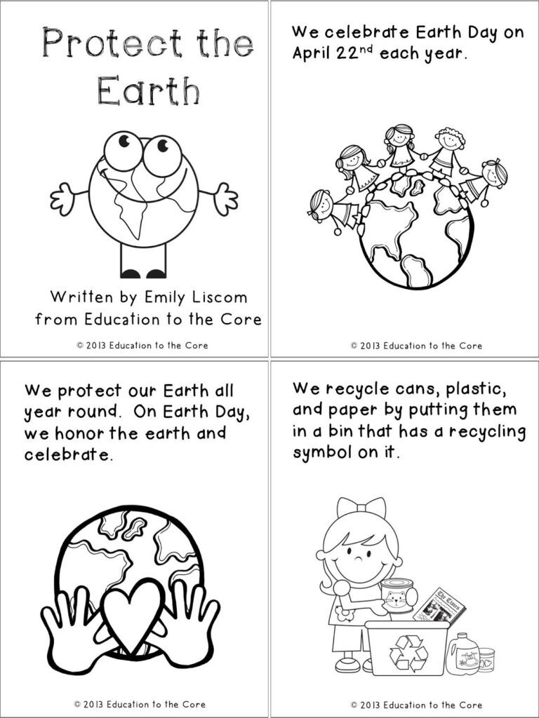 Free Printable Earth Day Worksheets