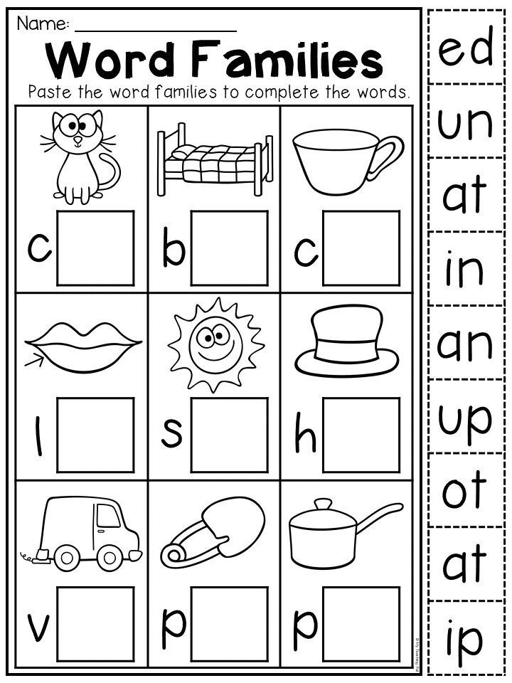 Free Printable Ela Kindergarten Worksheets