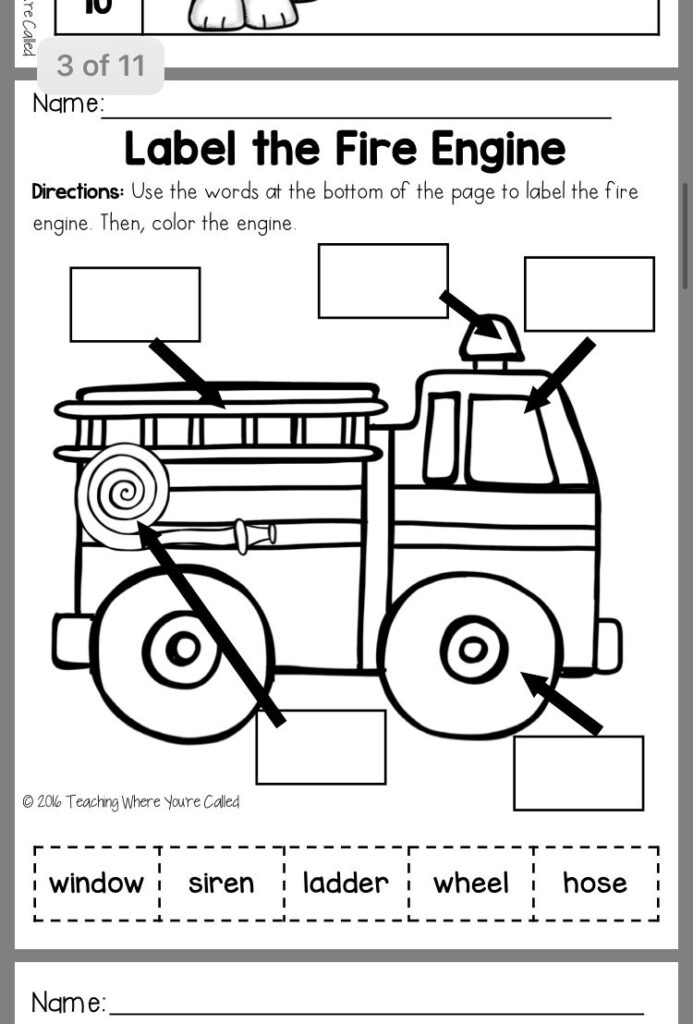 Free Printable Fire Safety Worksheets