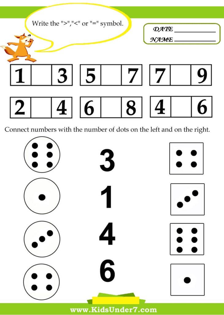 Free Printable Fun Math Worksheets For Kids