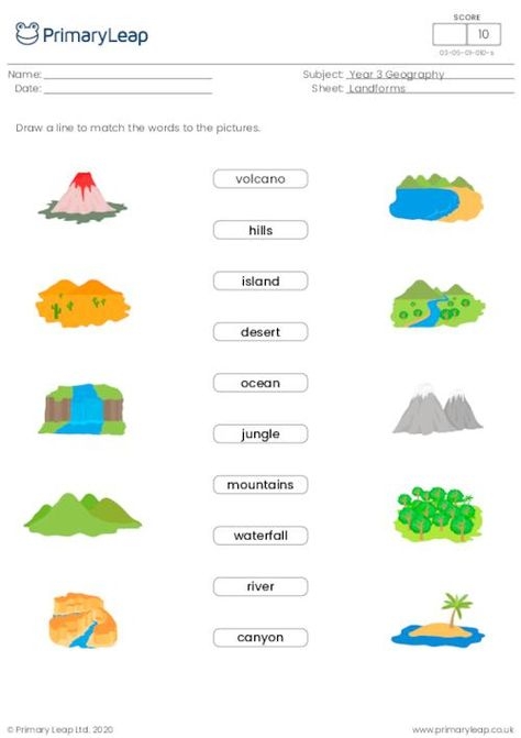 Free Printable Geography Worksheets 2nd Grade