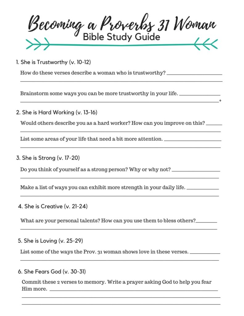 Free Printable Ladies Bible Study Lessons Make Your Quiet Time 