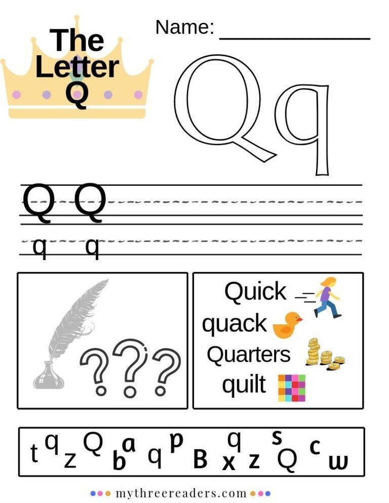 Free Printable Letter Q Printable Word Searches