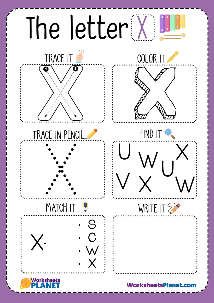 Free Printable Letter X Worksheets Free Printable Templates