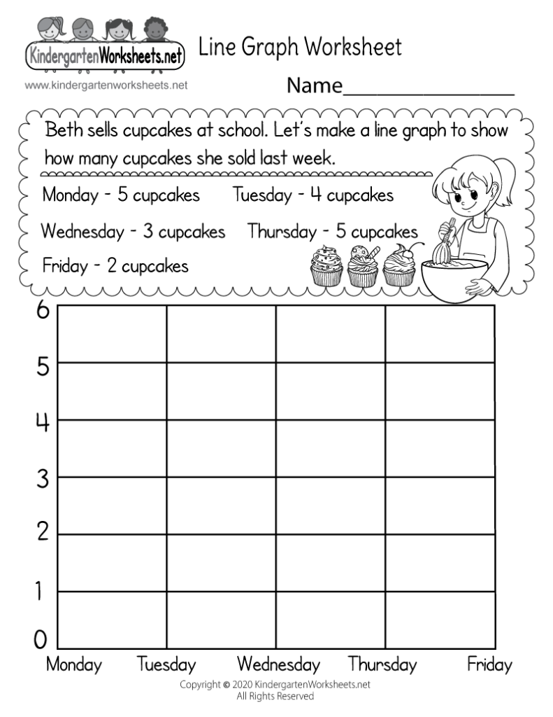 Free Printable Line Graph Worksheet For Kindergarten