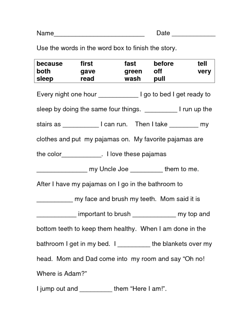 Free Printable Literacy Worksheets For Adults Free Printable