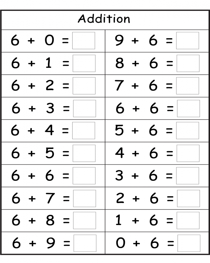 Free Printable Math Worksheets For Kindergarten 1 2 3 Math Worksheets 