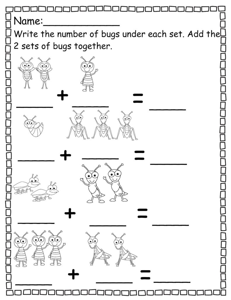 Free Printable Math Worksheets For Pre K