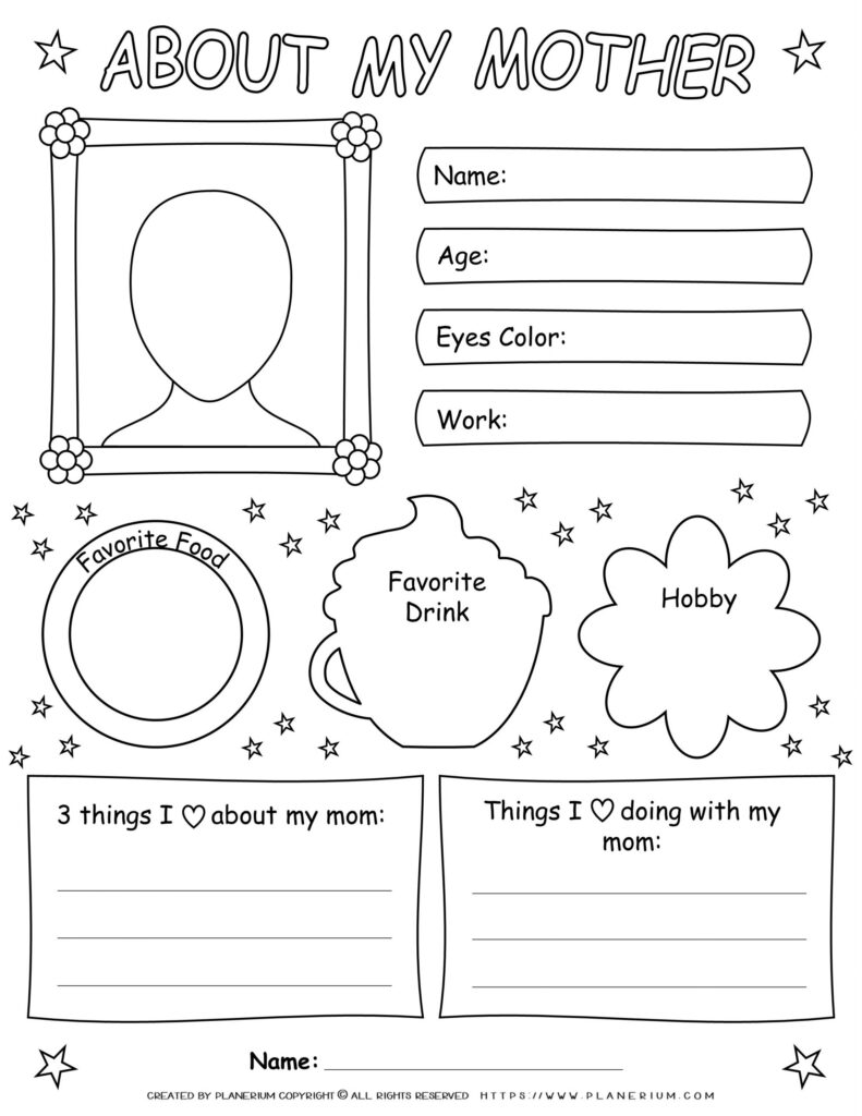 Free Printable Mother s Day Activities