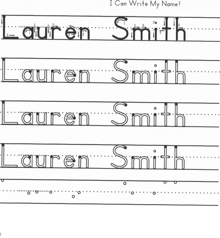 Free Printable Name Worksheets Simply Type In Name And Click To 