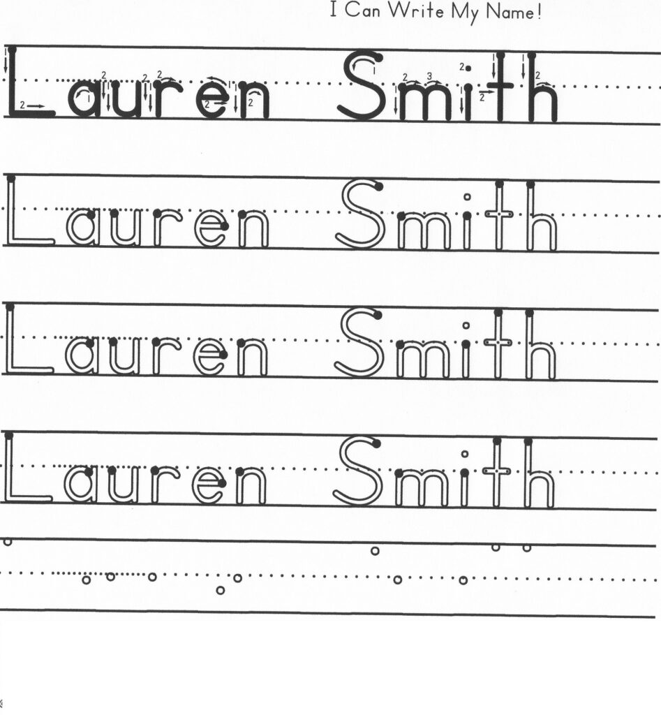 Free Printable Name Worksheets Simply Type In Name And Click To 