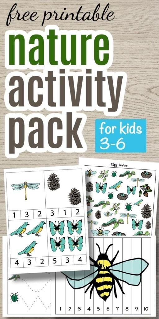 Free Printable Nature Activity Pack Nature Activities Preschool 