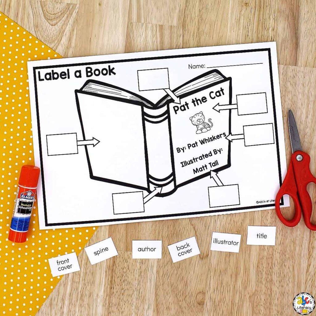 Free Printable Parts Of A Book Worksheet FREE PRINTABLE TEMPLATES