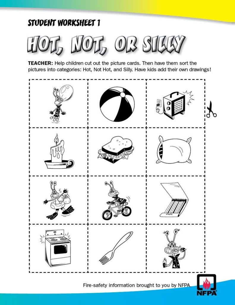 Free Printable Printable Fire Safety Worksheets